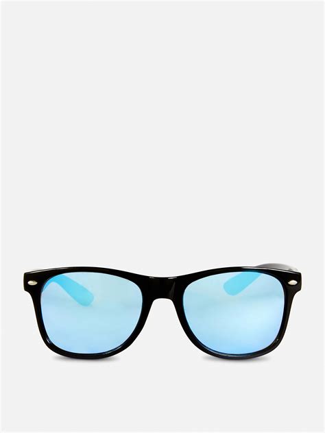 mirrored square frame sunglasses